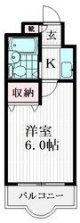 プランドール富浜第Ⅱの物件間取画像